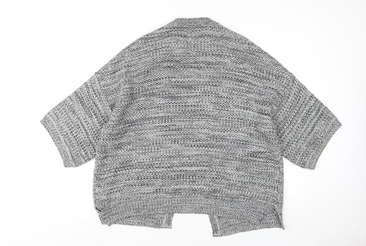 Topshop Women's Grey Cardigan, Open-Knit, Size 10