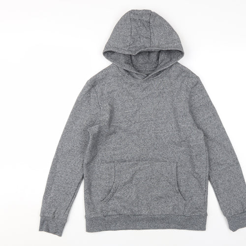 Marks and Spencer Boys Grey Pullover Hoodie Size 12-13 Years