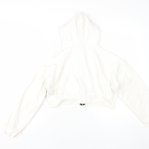 Rising Women's White Full Zip Hoodie - Size L