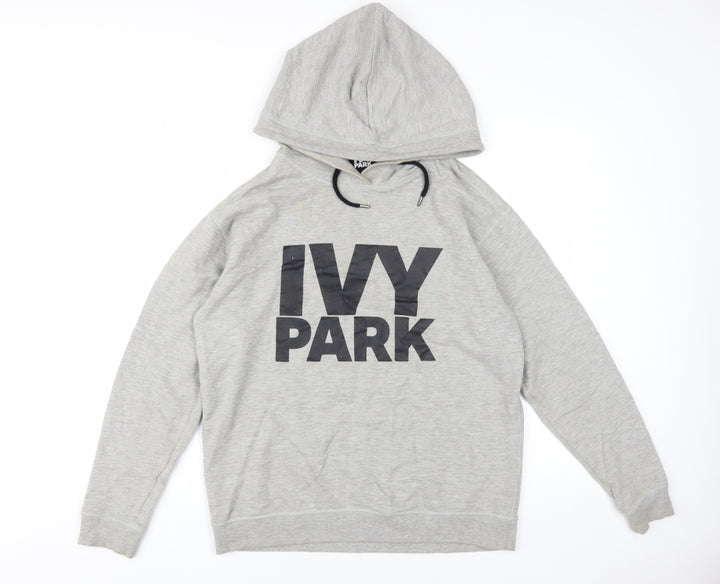 Ivy Park Women's Grey Pullover Hoodie - S