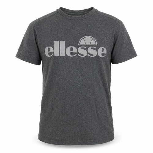 Ellesse Men's Grey Cotton Short Sleeve T-Shirt M