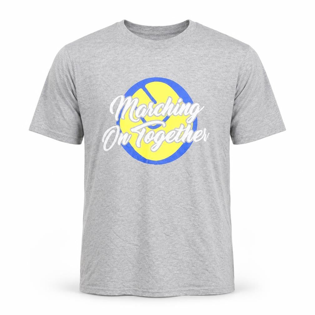 LUFC Men's Grey Sports T-Shirt M - Graphic Print