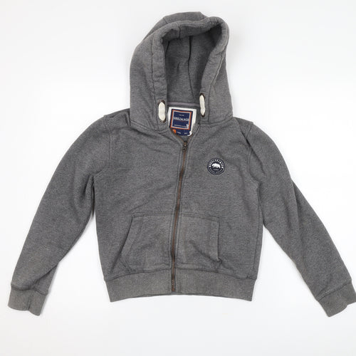 SoulCal & Co Boys Grey Full Zip Hoodie 13 Years