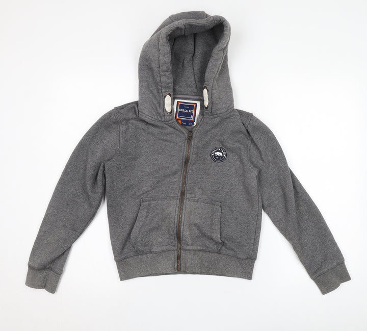 SoulCal & Co Boys Grey Full Zip Hoodie 13 Years