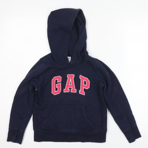 Gap Girls Blue Pullover Hoodie, Size S, Long Sleeve Casual Wear