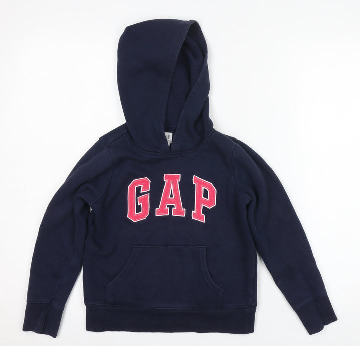 Gap Girls Blue Pullover Hoodie, Size S, Long Sleeve Casual Wear