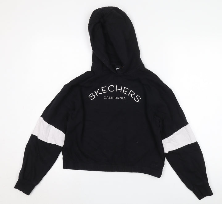 Skechers Black Girls Pullover Hoodie 12-13 Years