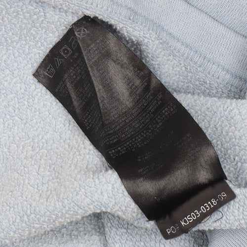 Volcom Men's Blue Crew Neck Sweatshirt - Logo, Size L