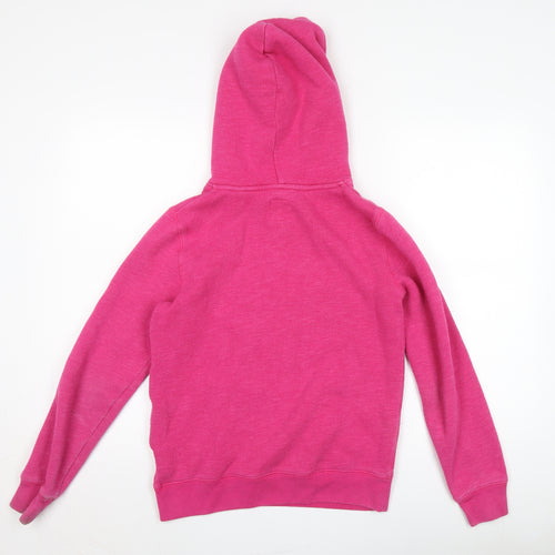 Jack Wills Women's Pink Pullover Hoodie, Size 10