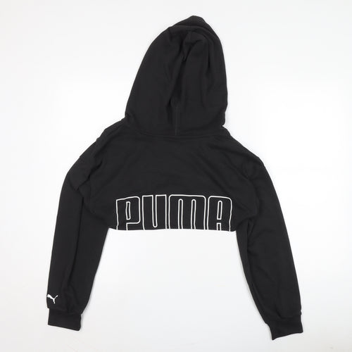 Puma Women's Black Hoodie XS, Activewear, Logo