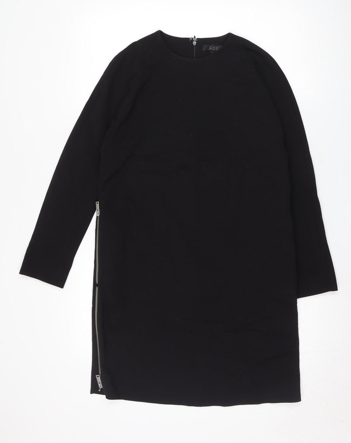 COS Women's Black Shift Dress 6 Classic Casual Autumn