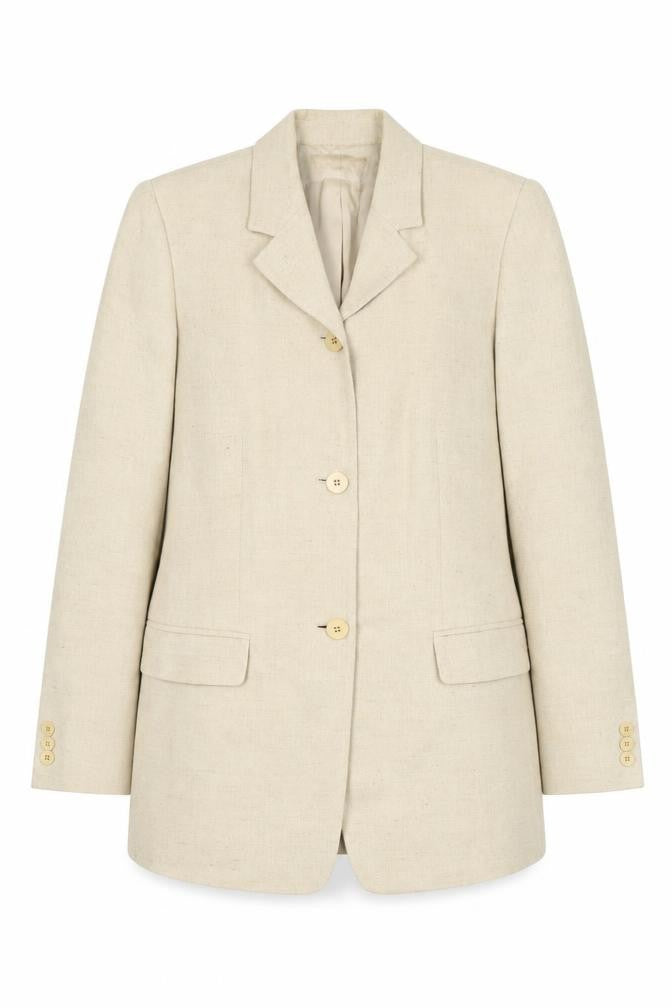 Front view of Liz Claiborne Women's Beige Suit Jacket, size 10