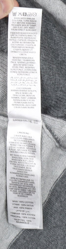Mantaray Grey Women's Cardigan, Size 14, V-Neck, Nature Theme