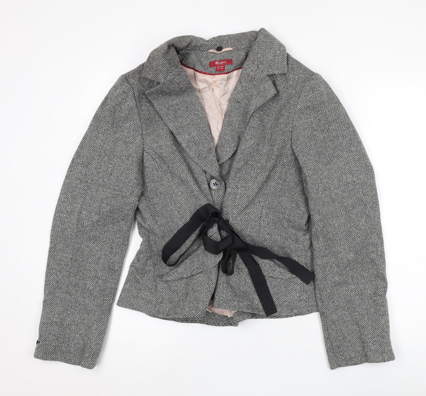 Monsoon Women's Grey Blazer Size 18 Workwear Suit Jacket