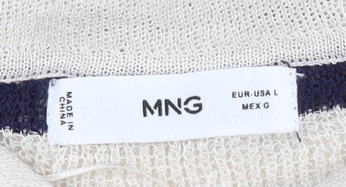 Mango Women's Striped Pullover Jumper L