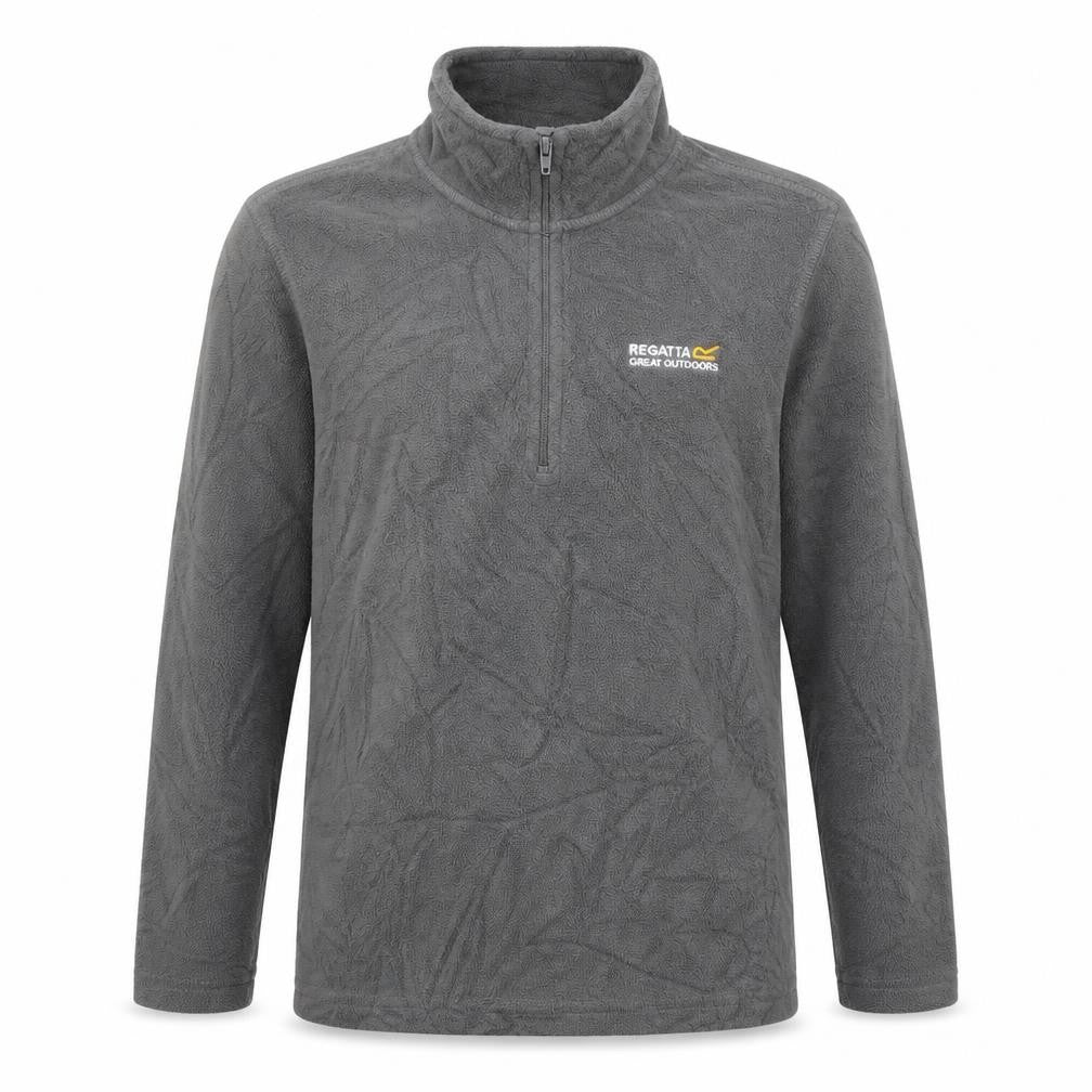 Regatta Boys' Grey Fleece 1/4 Zip Sweatshirt 11-12 Years