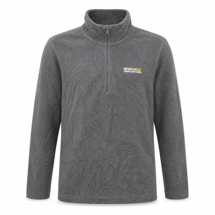 Regatta Boys' Grey Fleece 1/4 Zip Sweatshirt 11-12 Years