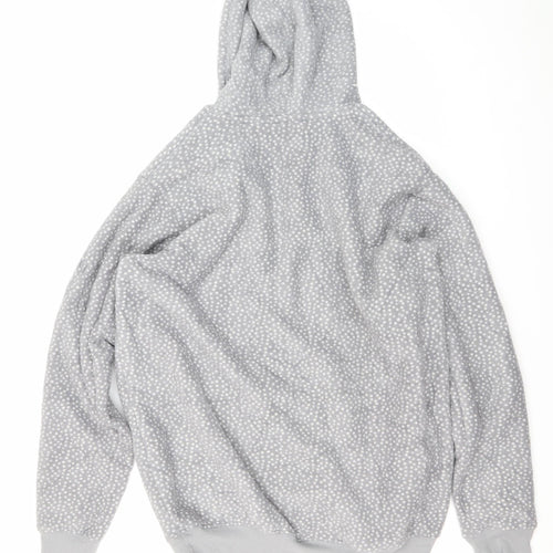 Cotton Traders Women's Grey Full Zip Hoodie, Size L