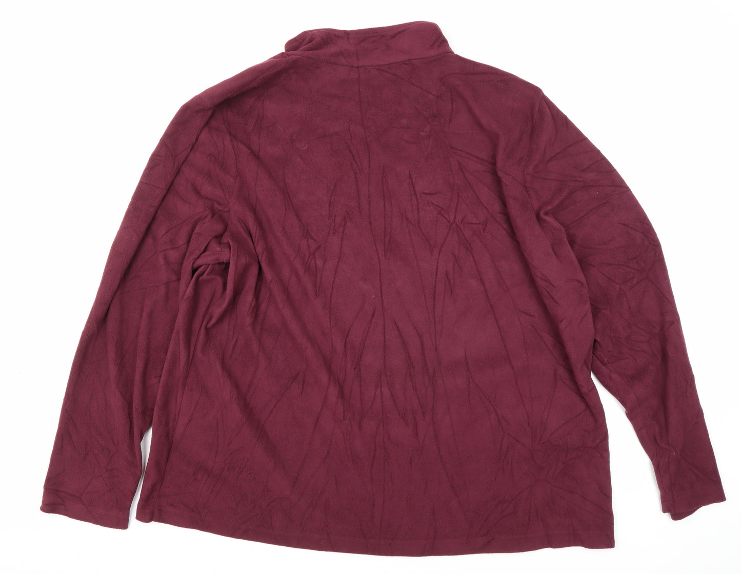 Regatta Unisex Red Fleece 1/4 Zip Jacket Size 24