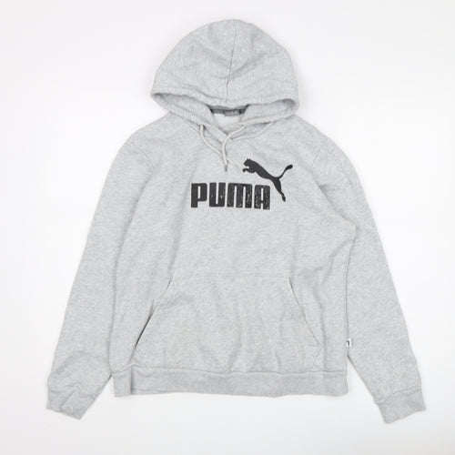 Puma Unisex Grey Pullover Hoodie L