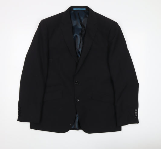 Marks and Spencer Men's Black Suit Jacket Size 40S