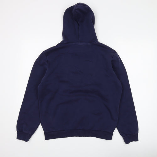 Puma Men's Blue Logo Hoodie S Pullover Casual