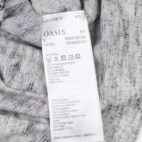 Oasis Women's Multicoloured Floral Pullover Jumper S