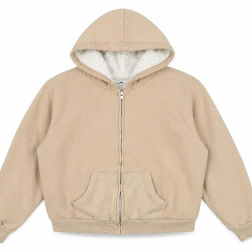 Hollister Women's Beige S Full Zip Hoodie