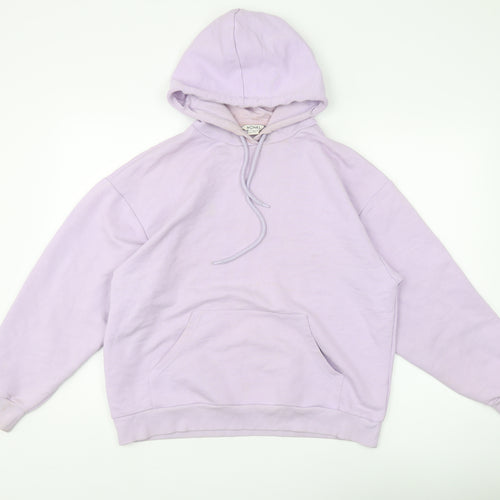 Monki Women's Purple Pullover Hoodie M
