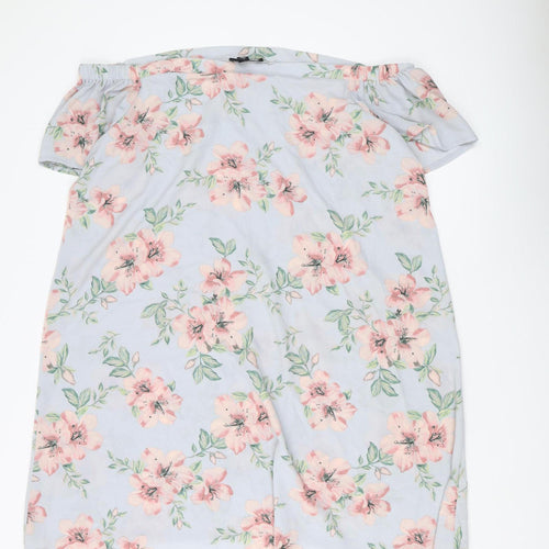 New Look Women's Floral Off Shoulder Dress - Size 20