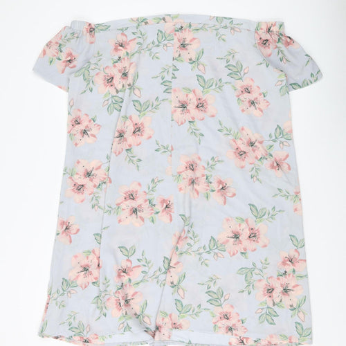 New Look Women's Floral Off Shoulder Dress - Size 20