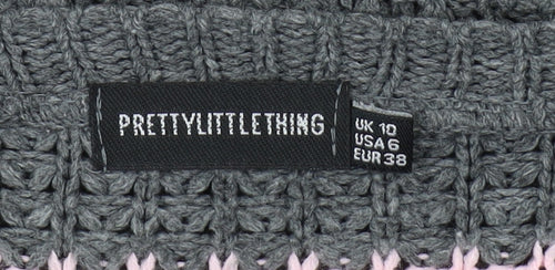 PrettyLittleThing Women's Striped Jumper, Size 10