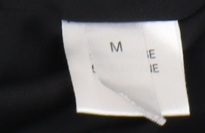 Saloos Women's Black Animal Print M Skirt