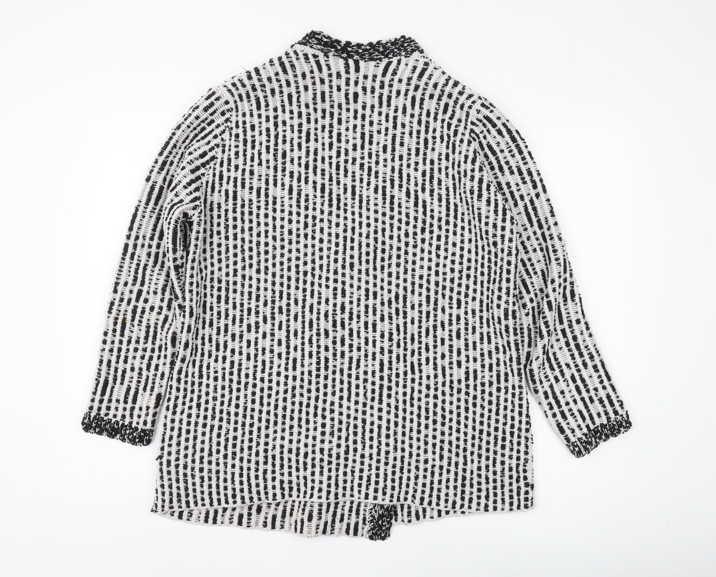 Zara Women's Multicoloured Check Cardigan S