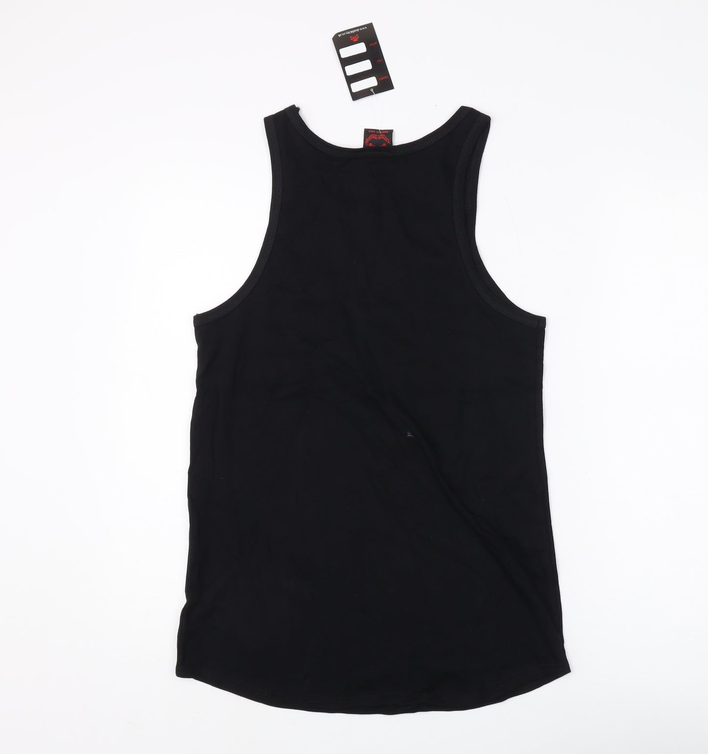 Death Kitty Black Music Tank Top Size 8 Women's