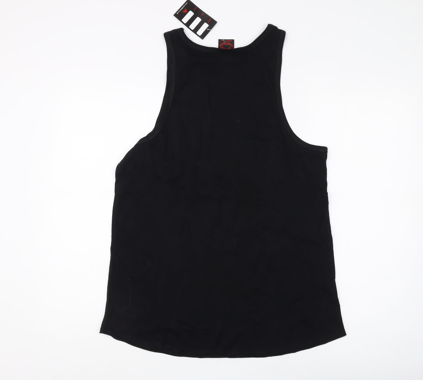 Death Kitty Unisex Black Music Tank Size 14