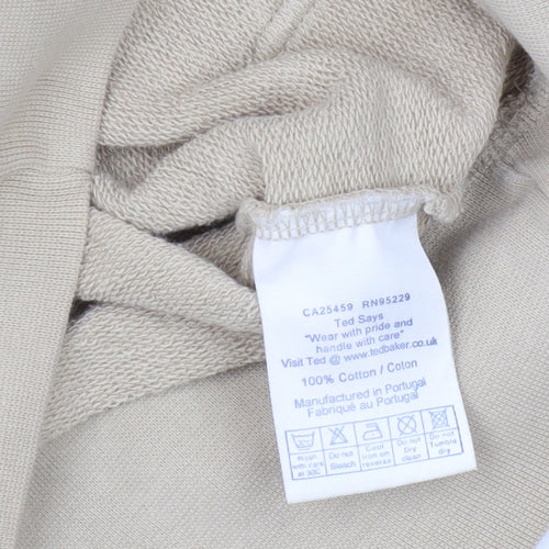 Ted Baker Beige Women's Full Zip Hoodie Size 10