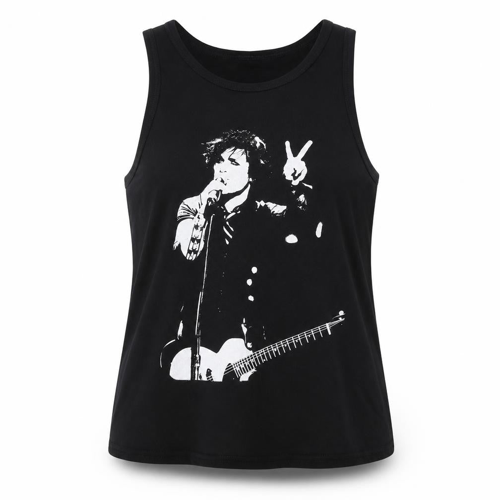 Death Kitty Women's Black Music Tank Top Size 18 Jersey