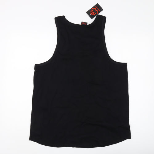 Death Kitty Women's Black Music Tank Top Size 18 Jersey