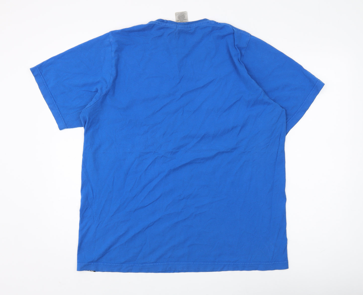 Adidas Men's Blue XL Graphic Print T-Shirt