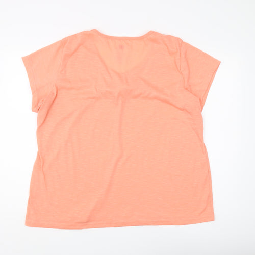 Mountain Warehouse Womens Orange T-Shirt Size 22