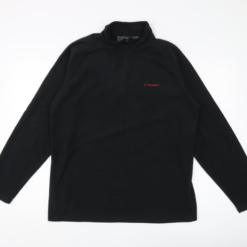 Mountainlife Men's Black Pullover Fleece Sweatshirt M