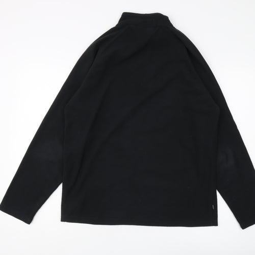 Mountainlife Men's Black Pullover Fleece Sweatshirt M