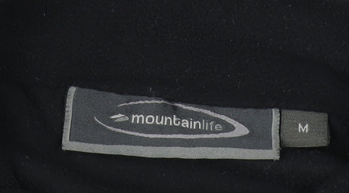 Mountainlife Men's Black Pullover Fleece Sweatshirt M