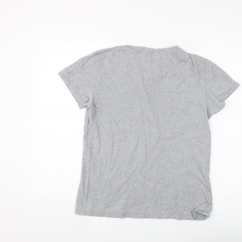 hush Women's Grey Rainbow T-Shirt, Size S