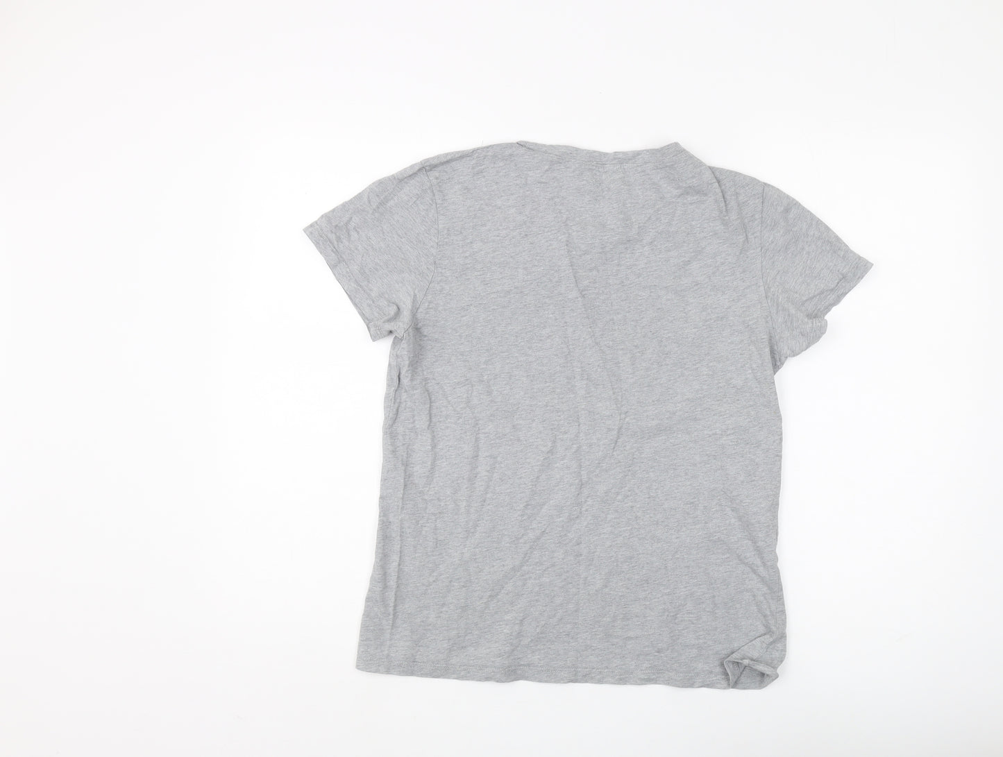 hush Women's Grey Rainbow T-Shirt, Size S
