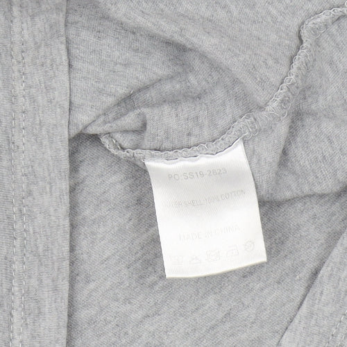 hush Women's Grey Rainbow T-Shirt, Size S