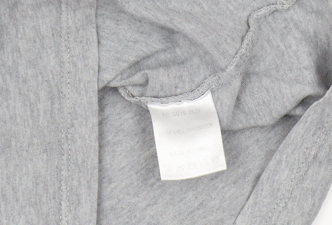 hush Women's Grey Rainbow T-Shirt, Size S