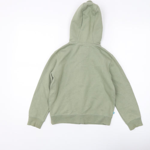 Hadleigh London Boys Green Hoodie, 7 Years, Full Zip Warm Fleece