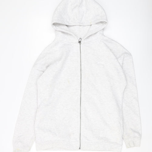 Slazenger Women's Grey Full Zip Hoodie Size 10